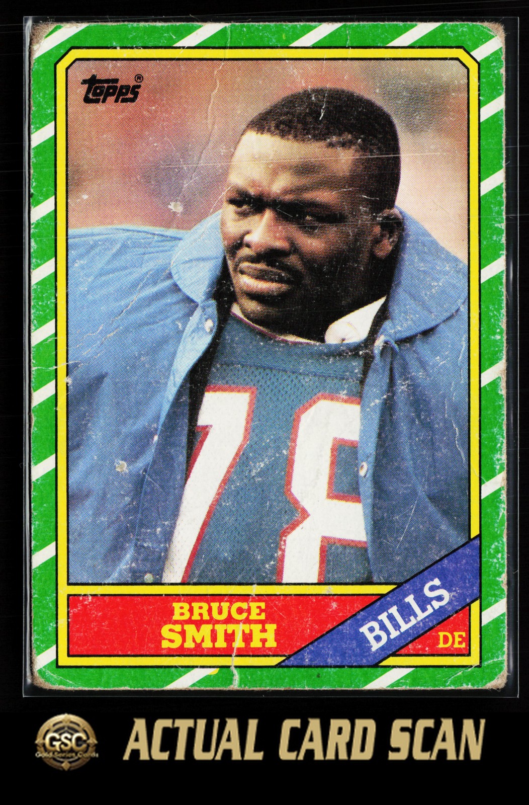 1986 Topps Bruce Smith #389 Buffalo Bills
