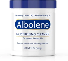Albolene Face Moisturizer & Makeup Remover - Fragrance-Free Cleansing Balm with