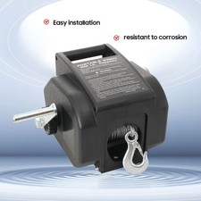 Fahrzeug Seilwinde 12 Volt 2000lbs Kapazit&auml;t Ziehen DIY 9m mal 5mm Schwere