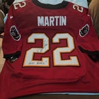 Doug Martin Tampa Bay Buccaneers Jersey Autographed, JSA Certified, NFL #22