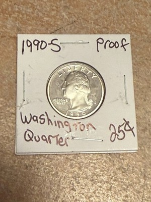 WN132 - 1990-S 25C (Proof) Washington Quarter
