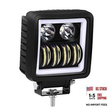 50W Add-On Fog Lights Floodlight Spotlight  Floodlight "Square" Style