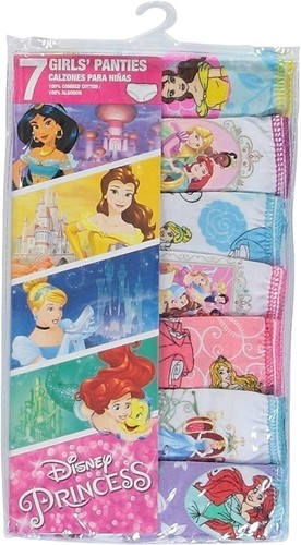 Disney Girls' Princess Underwear Mulipacks - Picture 2 of 5