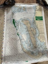Lot Of 11- 1985- Up- 2 Sided Waterproof Charts Maps State Of Florida, Keys, Gulf