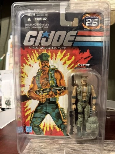 GI Joe 2007 Gung-Ho Silver Foil Exclusive with Star ⭐️ Case MOC