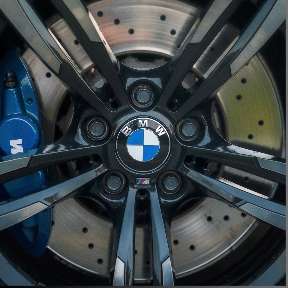 Tapas emblema central rueda 4 piezas para BMW Sport 68 mm Foto 3 de 4