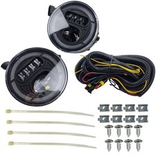 Fits 06-14 Ford F150 F-150 Replacement Led Front Bumper Fog Lights Drl Assembly