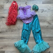 Little Mermaid Ariel Disney Halloween Costume Dress Up Pageant Dansco Size M 6/7