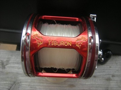 Penn Senator 6/0 114HL Reel - Red Tiburon Frame Upgrade - Very