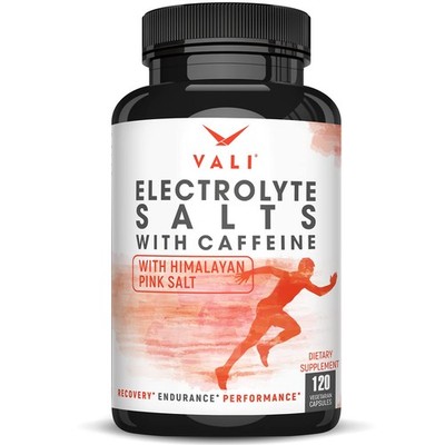 VALI Electrolyte Salts Plus 40mg Caffeine. Rapid Oral Rehydration Replacement...