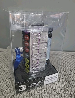 #ad MTA NYC Glass Subway Car Ornament MTA4191 NEW $23.79