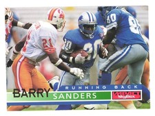 1995 SkyBox Impact NFL Football Detroit Lions Barry Sanders