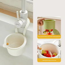 Kitchen Sink Filter Strainer Multifunctional Drain Basket Fruit Vegetable Draine