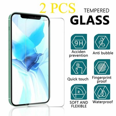 NEW 2X Tempered Glass Screen Protector For iPhone 17 16 15 16e Plus Pro Max XR 