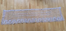 Antike wei&szlig;e Altardecke, Altarverkleidung / Tschechien (# 19092)