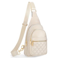 Sling Bag for Women Crossbody Leather Anti-theft Fanny Packs Chest Bag Sling ...