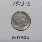 1913-S Buffalo nickel