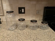 Glass Storage Container Jars With Lids