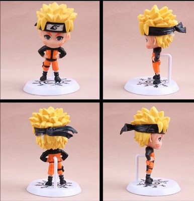 4.75'' Naruto Shippuden Uzimaki Chibi-style PVC Miniature Figure New With Stand