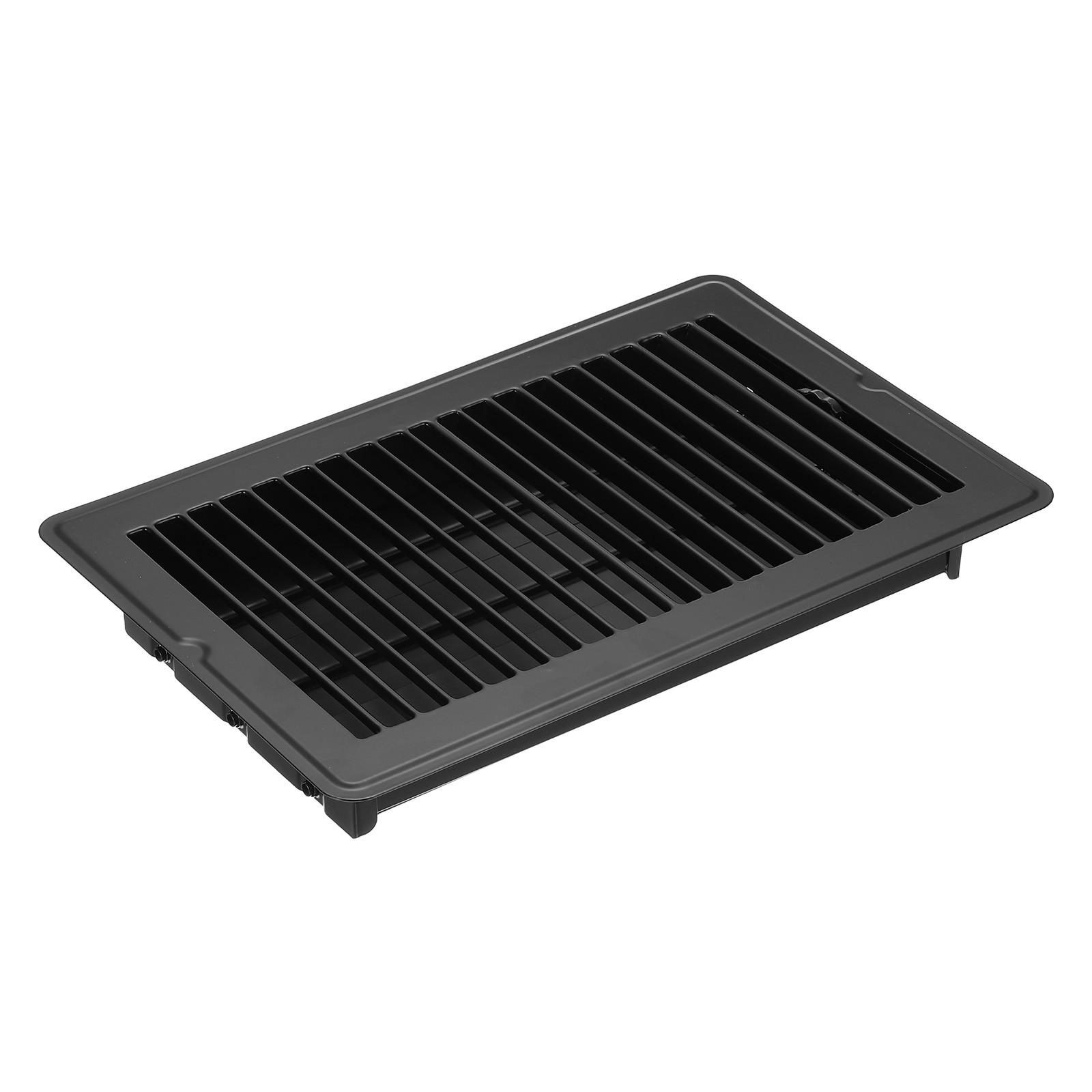 10 x 6 Inch Floor Register 1pcs Heavy Duty Air Vent Cover Adjustable Vents Black