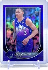 Keyonte George - 2025-26 Bowman Basketball #BCV-189 Purple Refractor /250