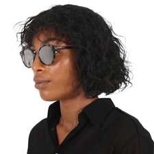 Guess Factory Silver Mirror Round Ladies Sunglasses GF0305 56U 51 GF0305 56U 51