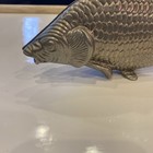 Silver Fish Vintage Art Figurine Koi Carp Fisherman Vintage Angler — photo 9