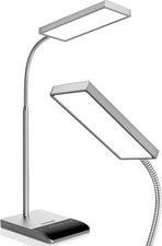 Desk Lamp, 800LM LED for Home Office, 12W Reading Desk, Gray