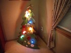METAL GREEN 46". CHRISTMAS TREE STORE DISPLAY METAL FLOOR STAND LOCAL PICKUP — photo 5