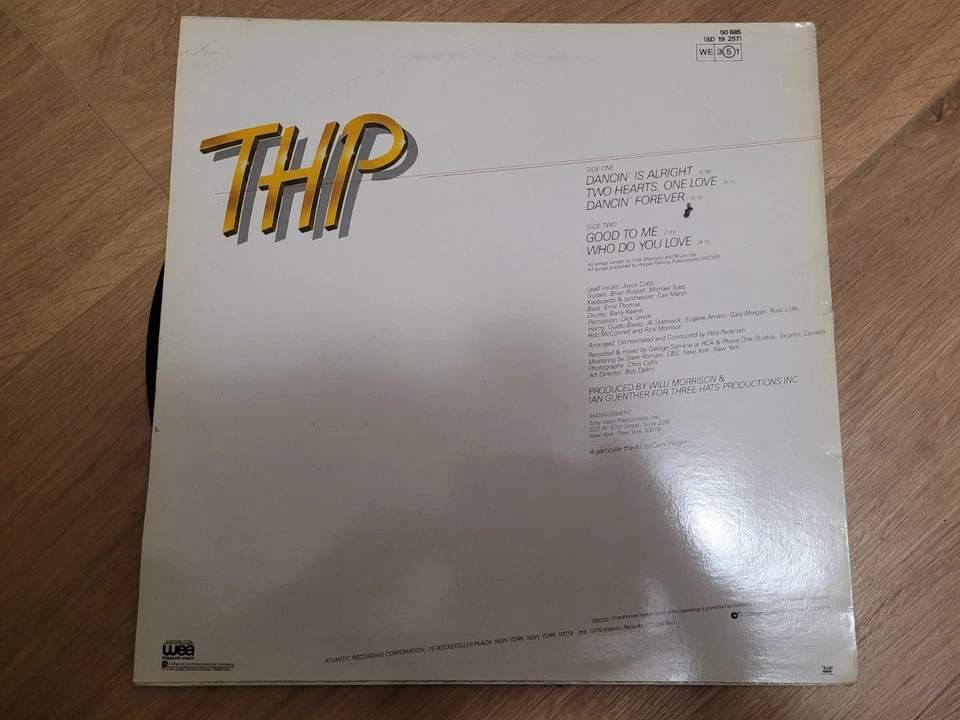 LP album 12 " -   THP – Good To Me 1979 	Electronic, Funk / Soul Style: Disco - Photo 2/4