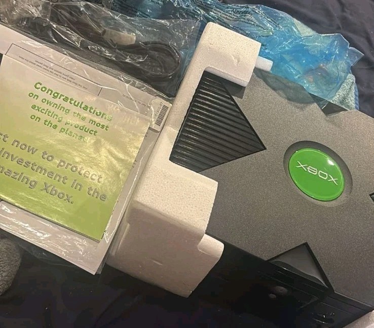 Open Xbox Controlle Never Powered Mint Read Ad Xbox Console Original OG OEM Controller And ...