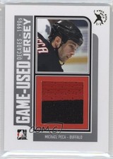 2013-14 ITG Decades 1990s Game Used Silver Jersey Fall Expo 1/1 Michael Peca 2a8