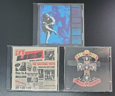 Guns N' Roses 3 CD Lot Hard Rock Appetite For Destruction Illusion II GNR Lies