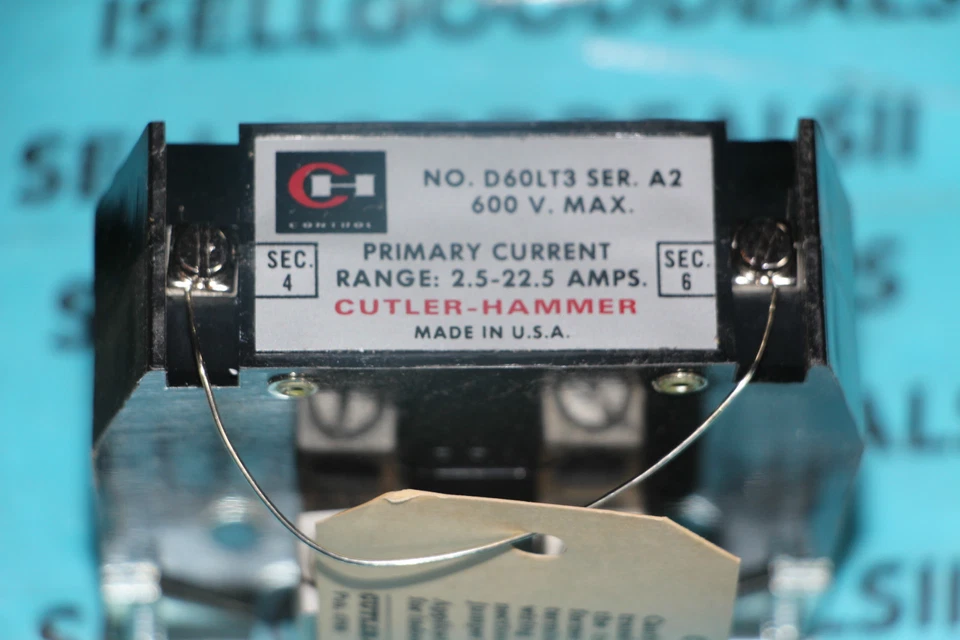 Cutler Hammer D60LT3 AC Transformador de Corriente Serie A2 Nuevo Foto 2 de 4
