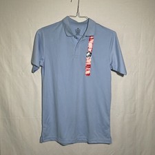 Chaps Boys School Approved Uniform Polo Light Blue Size XL 18/20 New