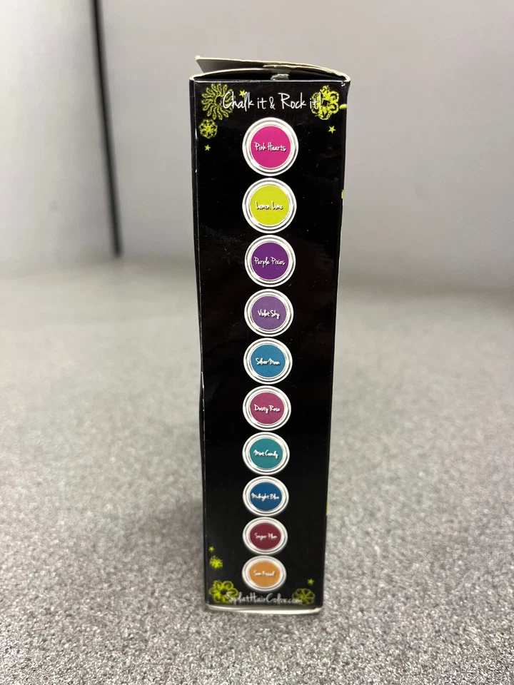 Nuevo/Sellado ~ Salpicaduras Cabello Tiza Color Pastel Destacados "Limón Lima" Temporal. Foto 4 de 4