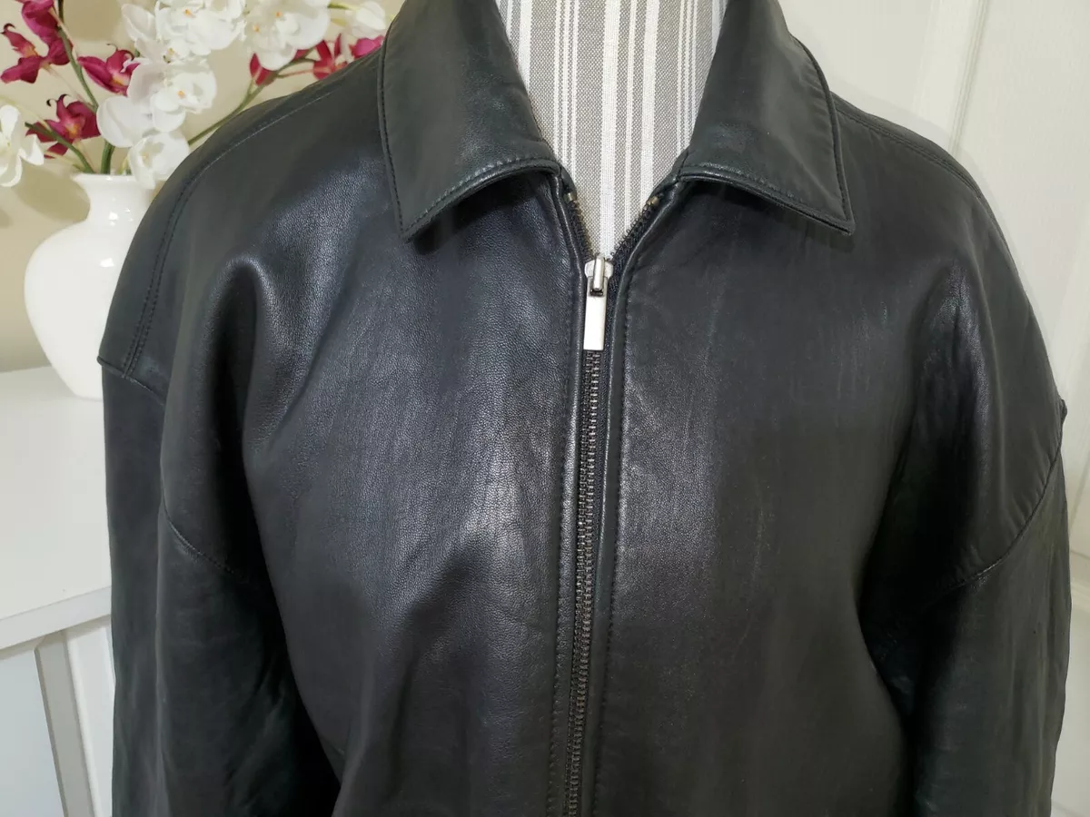 Printify Black BR Monogram Bomber Jacket XL