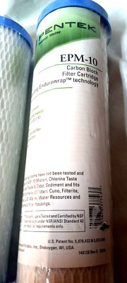 Pentair EPM-10 Carbon Block Water Filter 2 Pack Cartridge 10  New