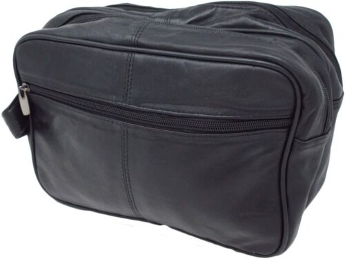 JUMBO Unisex - toilet bag extra large, washbag, Genuine Real Leather - Picture 4 of 12