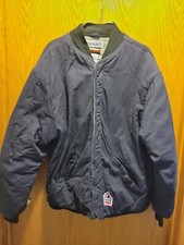 Bulwark FR Flame Resistant LLLBNV2 Quilted SNAP BUTTONS Jacket Size XL-RG Used
