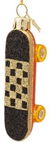 Sikora BS633 Skateboard Christbaumschmuck Glas Ornament Weihnachtsbaum AnhäNger