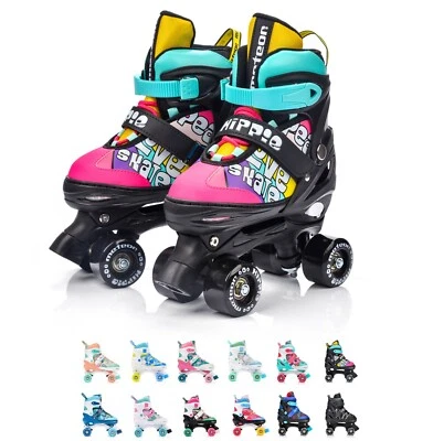Rollschuhe Kinderrollschuhe Rollerskates 25-42 Retro Skate für Jugend LED Kinder