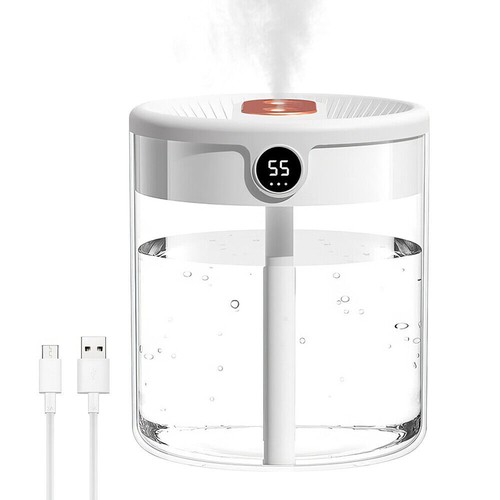 Large Capacity 2L USB Humidifier With Night Light And Smart Sensor 3 Mist Modes - Picture 21 of 24