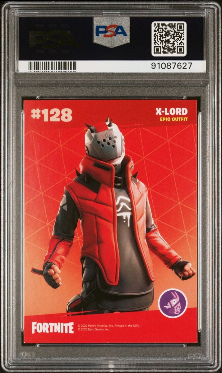 2020 Panini Fortnite Cracked ICE #128 X-LORD PSA 9 USA Print | eBay