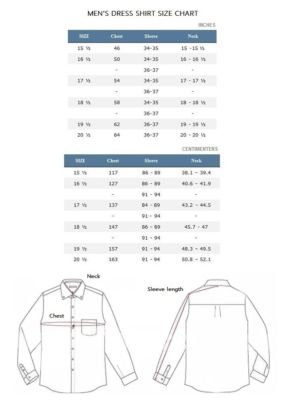 slim fit dress shirt size chart Azaro Uomo Men's Slim Fit Business Nautical Button Down Dress Shirt - White