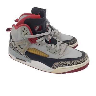Nike Air Jordan 2014 Spizike Wolf Grey Gym Red Sneakers 315371