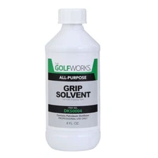 The GolfWorks Grip Solvent - 8 Ounce Bottle