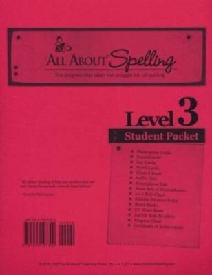 All About Spelling Level 3 (Additional Student Pack) - Loose Leaf - VERY GOOD