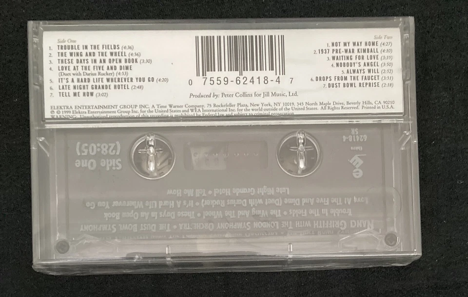 Nanci Griffith - The Dust Bowl Symphony 1999 Rare OOP Sealed New Cassette Tape! - Image 2 of 2