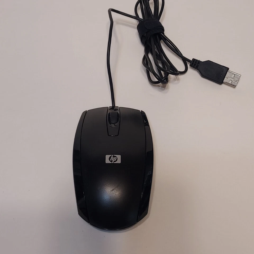 HP 505062-001 Optical Standard Mouse Black USB Wired Scroll Wheel 3 Buttons - Image 4 of 4
